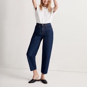 Madewell Balloon Jeans in Mapleside Wash 28W NWOT